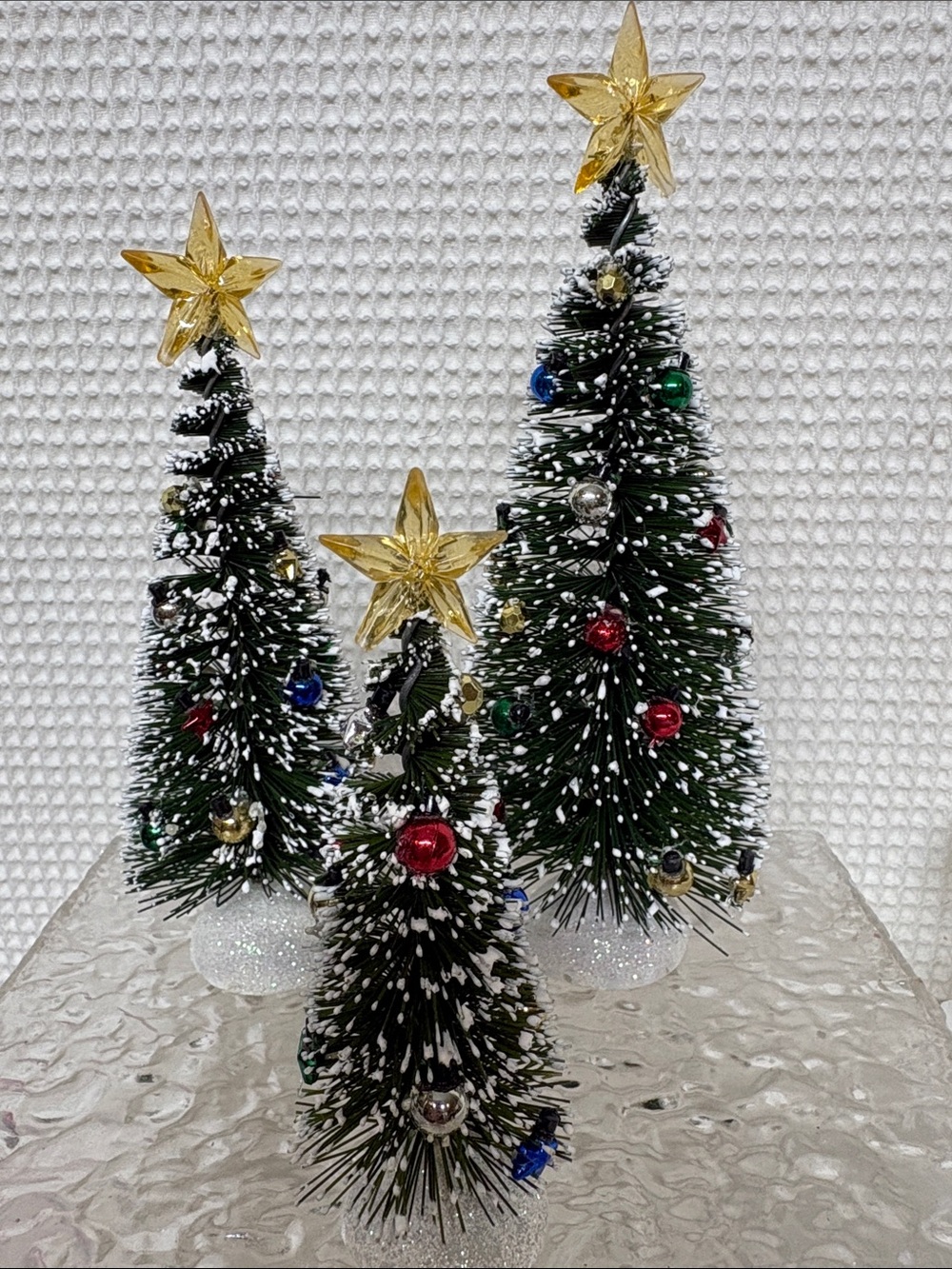 Hawthorne Village Christmas trees